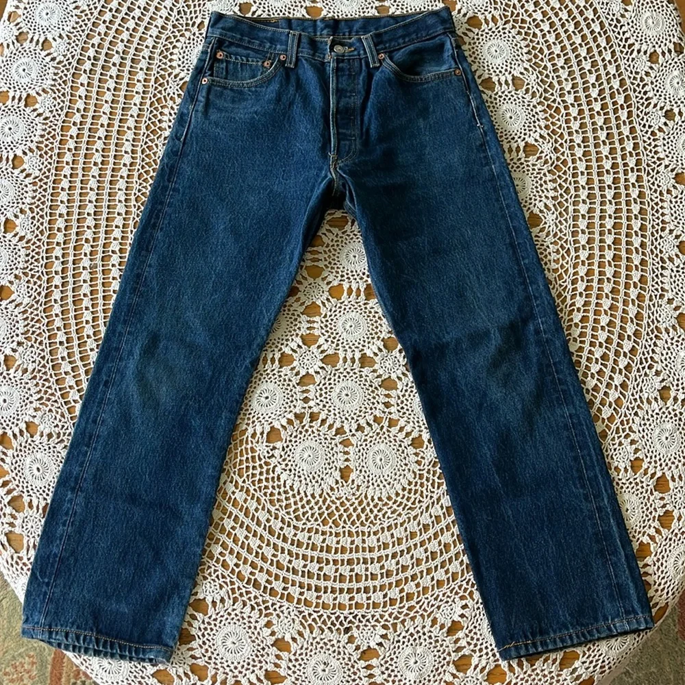 Levi's Dark Blue Straight-Leg Jeans